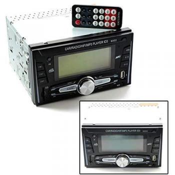 Autoradio Doppio DIN USB SD FM MP3 AUX 25Wx4 Lettore SD MP3-9002