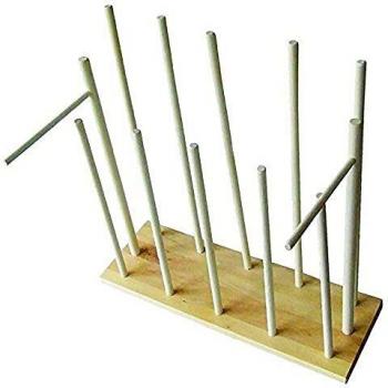 Puppenständer aus Holz für Handpuppen