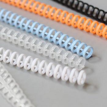 Anneau spiralé en plastique, 30 trous, 5 pièces, fournitures de bureau