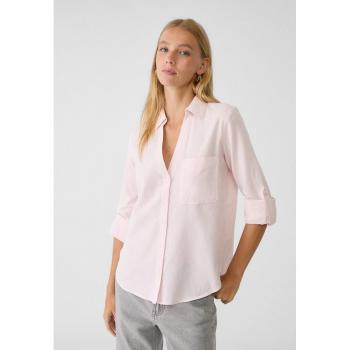 Stradivarius Lightweight Linen Blend Shirt