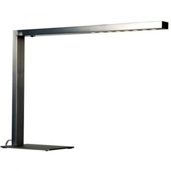 Satin Nickel Integrated LED Table Lamp