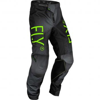 FLY Racing Kinetic Prodigy 2024 Pantaloni Motocross Kids Nero Verde 26