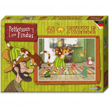 Mucklas Abenteuer‑Puzzle 48 Stück – Pettersson Findus