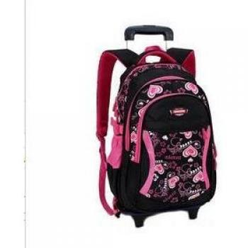 Girls' Travel Rolling Backpack