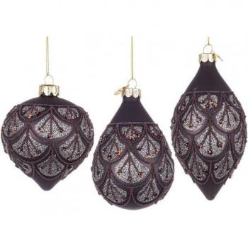 Pendientes de Diseño Winslows Negro