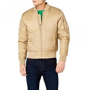 Urban Classics TB861 Herren Bomberjacke, Beige