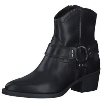 Tamaris Damen Elegante Stiefelette  1-25705-43 Schwarz 003 Black Lea... 38