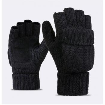 Half Finger Flip Gloves for Winter