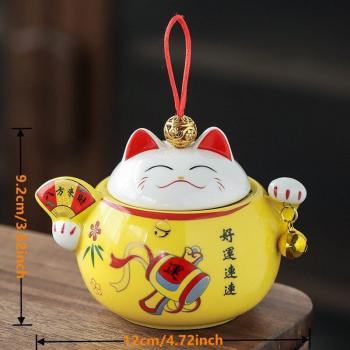 Maceta Interactiva “Kawaii Cat”: Tetera de Especias y Accesorio Decorativo