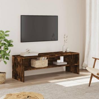 VidaXL Entertainment Center Smoked Oak 120x40x40 cm Engineered Wood