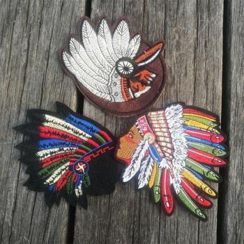 Broderie Motard Indien – Patch Frontailleur pour T-Shirts et Vestes