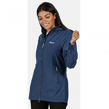 Regatta Alysio' Damenjacke – Atmungsaktiv, wasserdicht, Rückendehnung, Dunkles Jeansblau, 36 kg (38)