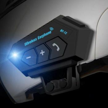 Casco Bluetooth para motocicleta con función manos libres BT-12