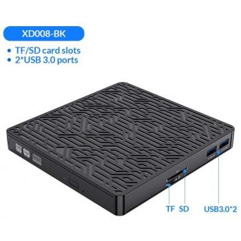 ORICO External DVD-RW CD Writer with USB 3.0 and Card Reader