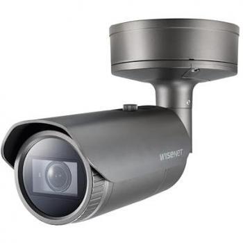 Hanwha PNO-A9081R 8MP PoE IR Bulletkamera für Außenüberwachung