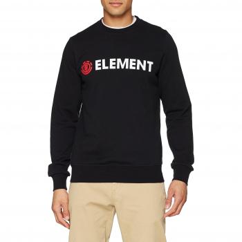 Sudadera Element Blazin Crew, Hombre, Talla S, Negro