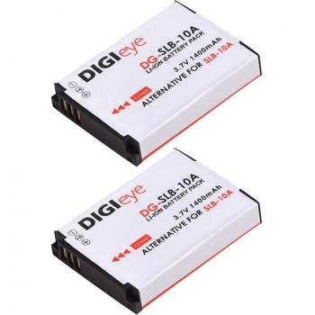 Batería de repuesto SLB-10A 1400mAh para cámaras Samsung