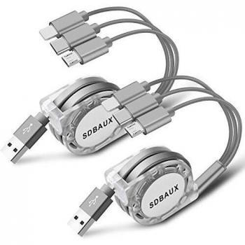 Cable USB 3 en 1 para Dispositivos Móviles