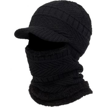 Thick Wool Neck Sweater Cap