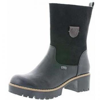 Rieker Damen Stiefel 96478, halbstiefel, schwarz, EU 36