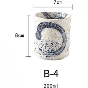 Wasser Tasse im japanischen Stil, Kung-Fu Design, Steinzeug
