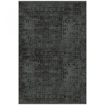 Chenille-Teppich Vadi Anthrazit 120x180 rutschfest