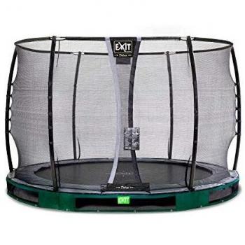 EXIT Elegant Premium Outdoor‑Trampolin 305 cm – Sicherheitspaket Deluxe – Grün