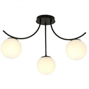 Plafonnier Moderne Boston Noir 70x37x65 cm