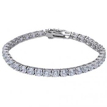Bracciale Tennis Silver Elegance in Argento Rodiato con Cubic Zirconia