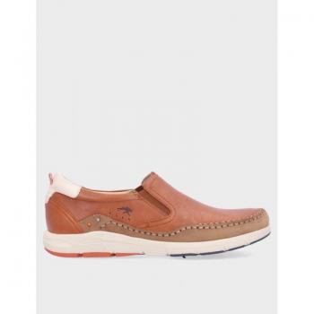 Fluchos F1985 MOCASÍN PLANO hombre Camel