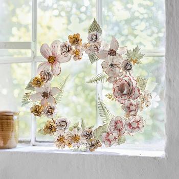 Fröhlicher Kranz Jesse – bunte Blüten, Mirabeau Design