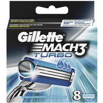 Gillette Mach3 Turbo Raser Pack – 8 Lames