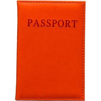 Funda de pasaporte de PU para viajeros