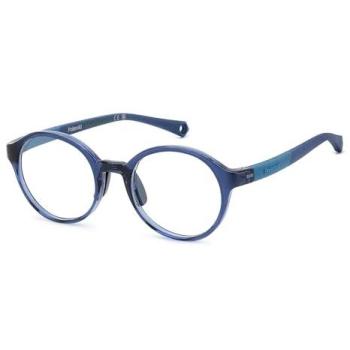 Polaroid PLD D841 Kids Eco‑Polyamide Blue Glasses – 43 mm