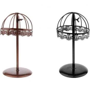 Vintage Metal Wig Display Stand