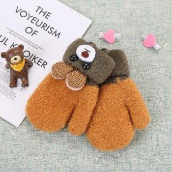 Mittens cálidos “Osito Tierno” 0‑3 años