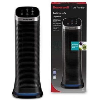 Honeywell Air Genius 5 Air Purifier for Dust, Smoke, Mould Spores, Pollen & Pet Dander