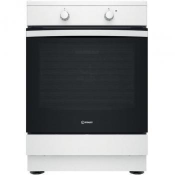 Cuisinière Indesit IS67IQ5KCW/E 3 foyers induction 2600 W 60 cm blanche