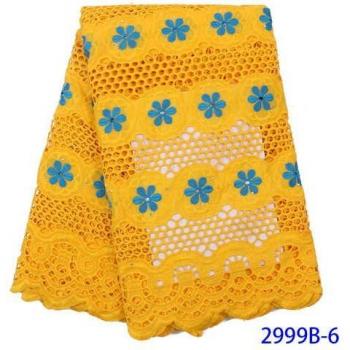 Telas de encaje de gasa nigeriana