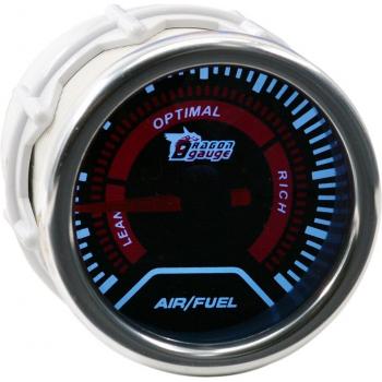 Dragon 52mm White Backlight Narrow Band Air Fuel Ratio Gauge