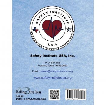 Safety Institute USA Professional Responders and Health Care Basic First Aid Manual
