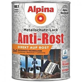Hammerschlagfarbe Metallschutzlack 0,75l RAL 9008