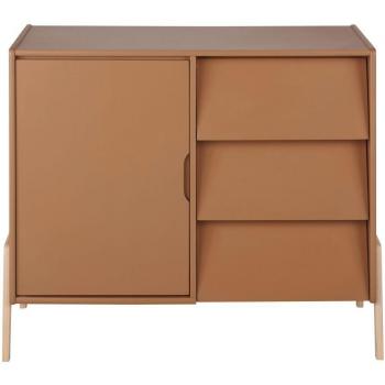 Commode marron caramel pour bébé