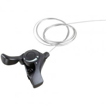 Bicycle 3x7 Speed Thumb Shifter Levers with Inner Cables