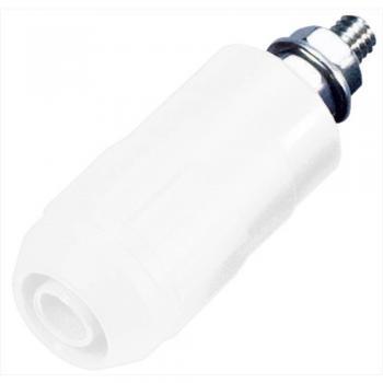 Stäubli XUB-G Vertical Jack Socket, White, 4mm Pins