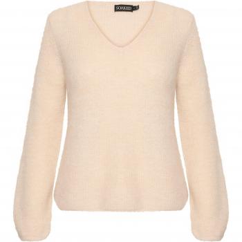 Soaked in Luxury M Sandshell V-Neck Jumper