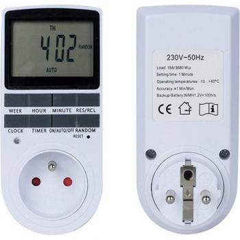 Cronómetro de Enchufe 220V con Ciclo Cíclico