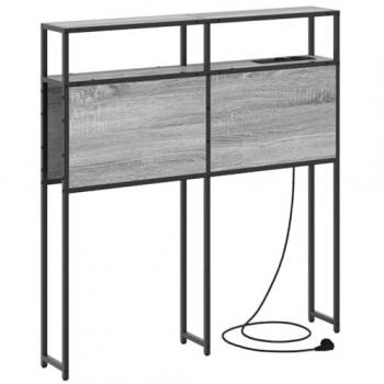 Modulo di deposito con ripiano grigio sonoma 75 cm legno stratificato