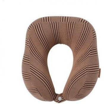 Dark Textured U-Shaped Neck Pillow