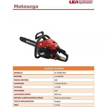 Scieuse à moteur 2T 45,8 cc Dunsch Barre 45 LE32458-45A